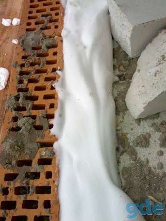 Утепление стен дома пеноизолом, запенивание межстеновых пустот. Теплоизоляция, фотография 5