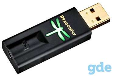 Цифроаналогавый преобразователь (ЦАП) AudioQuest DragonFly Black, фотография 1