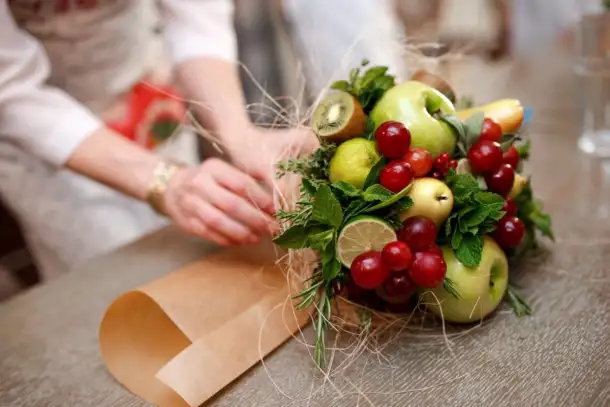 Курсы Фуд-Флорист (букеты из продуктов питания), фотография 1