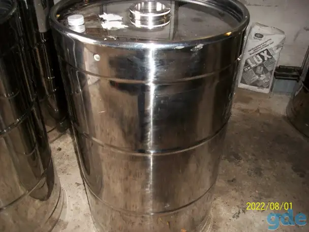 Продам бочку из нержавейки с 2-мя пробками, фотография 1