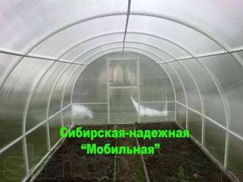 Сверхпрочная теплица «Сибирская» 6x3x2м (Комплект: каркас + поликарбонат), фотография 3