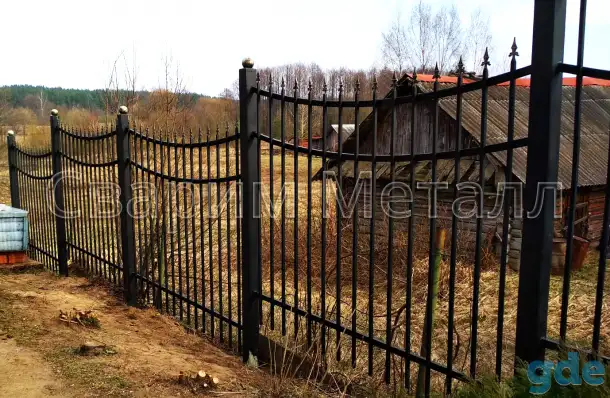 Заборы из металла всех видов, фотография 13