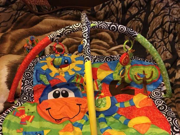 Развивающий коврик и игрушка playgro, фотография 2