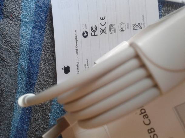 Оригинальный кабель APPLE Lightning USB cable 5.5. 1м/.8мм, фотография 2
