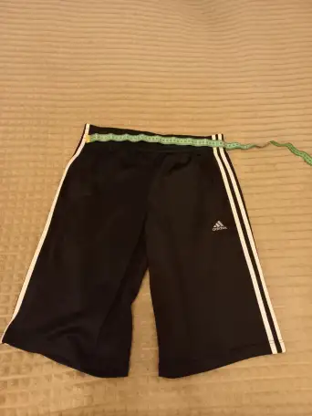 Спортивный костюм Adidas с шортами и майкой, пэ, бу, в отличном состоянии, фотография 8