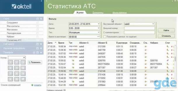 Заказать настройку ip АТС Oktell 