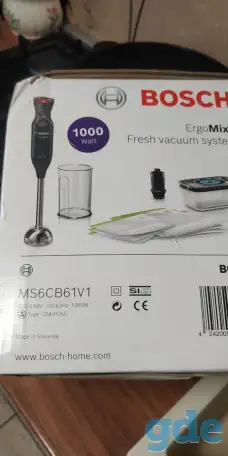 Ручной погружной блендер Bosch MS6CB61V1 1000Вт, фотография 2