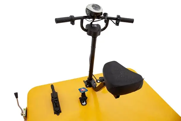 Платформенная тележка электрическая rutrike склад 2000 new, фотография 5