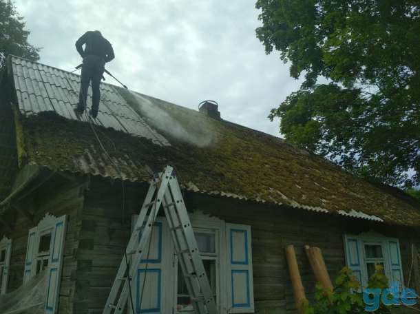 Мойка, покраска крыш, заборов, фотография 5