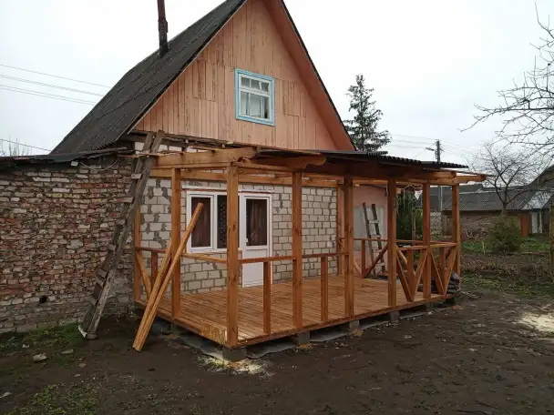 Деревянные беседки (собственное производство, монтаж, любые размеры), фотография 5