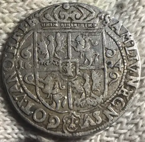 Монета орт 1624, фотография 2