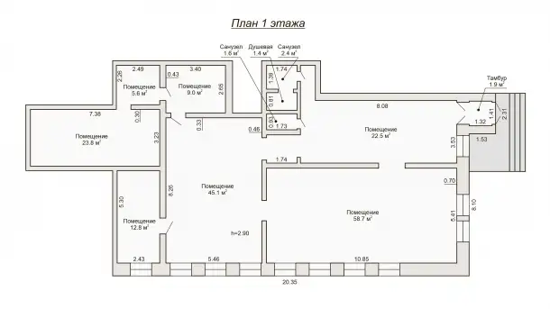 Капитальное коммерческое здание в центре г. Смолевичи, фотография 5