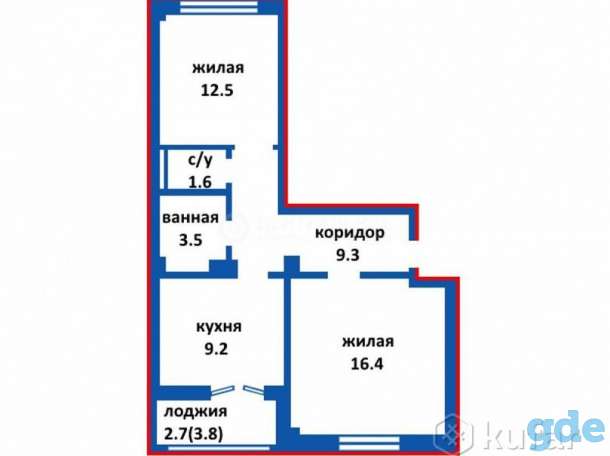 Продается светлая и уютная 2-х комнатная квартира, ул. Зеленая д 2Г, фотография 4