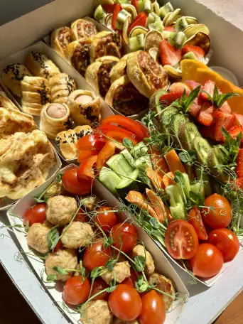 фуршет, кейтеринг, гастробоксы, закуски,, фотография 2