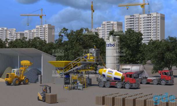 Бетонный завод QUICK BETON TWIN-35, фотография 1
