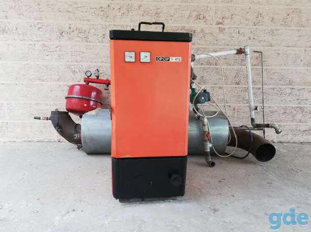 Котёл отопительный твердотопливный OPOP H 412 V, фотография 1