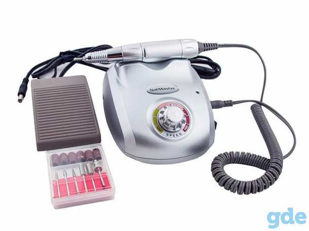 Машинка для маникюра и коррекции ногтей Nail Drill 35w серебро, фотография 1