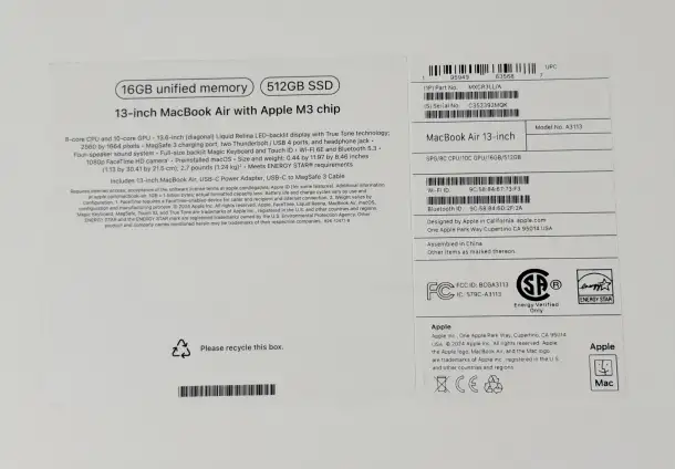 MacBook Air 13 M3 16/512 Space Gray, фотография 5