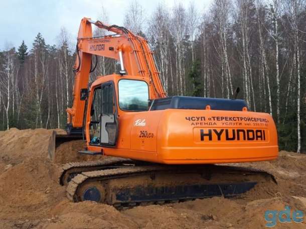 Аренда экскаватора гусеничного полноповоротного HYUNDAI 250 LC-3, фотография 2