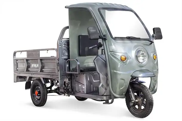 Грузовой электротрицикл rutrike d4 кабина 1800 60v1200w, фотография 1