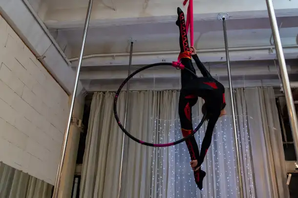 Pole Esthetics. Полдэнс, воздушный танец, экзотик, женская пластика. Обучение., фотография 4