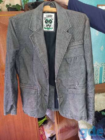 Пиджак мужской Denim Rock рр 50 спинка 80 рукав 65см, фотография 1