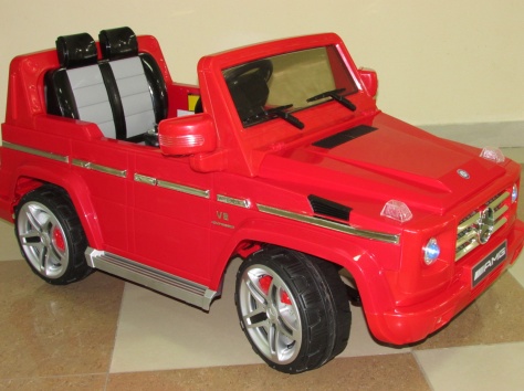 детский электромобиль mercedes suv g55 внедорожник. модель 2013 года, фотография 1
