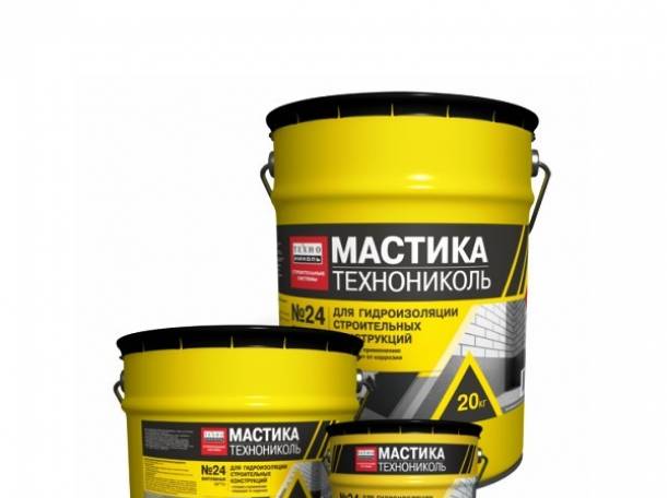 Мастика гидроизоляционная МГТН (20,50 кг), фотография 1