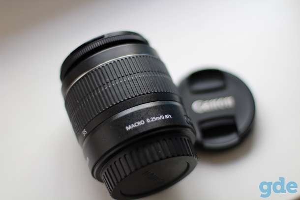 Объектив Canon zoom lens ef-s 18-55mm, фотография 4