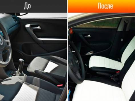 Продажа АвтоЧехлов из Экокожи с доставкой. Установка., фотография 1