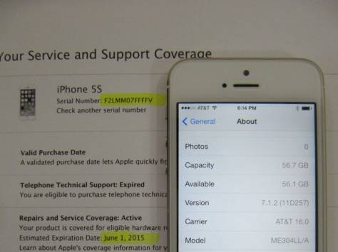 APPLE IPhone 5S ЗОЛОТО 64GB, фотография 2