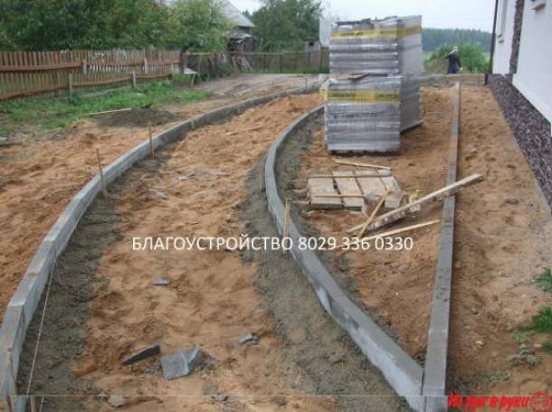 благоустройство территории укладка тротуарной плитки, фотография 3