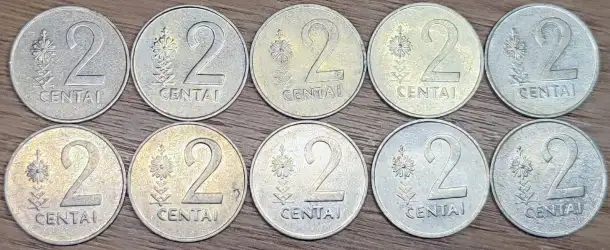 1, 2, 5 центов 1991 (Centai) Литва, фотография 5