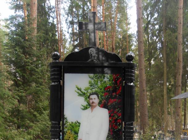 Медальоны на памятник из стекла 