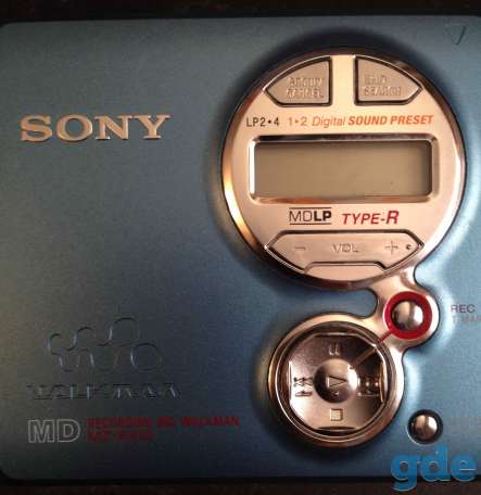 Плеер записывающий MD мини-диски Sony WALKMAN MZ-R410, фотография 2