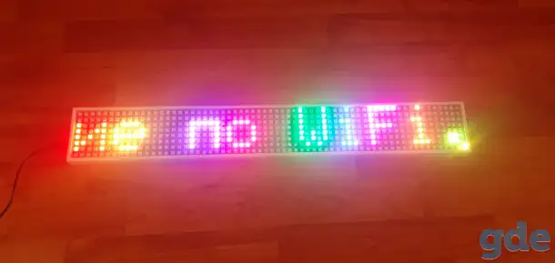 Бегущая строка (WiFi и приложение под Android)., фотография 7