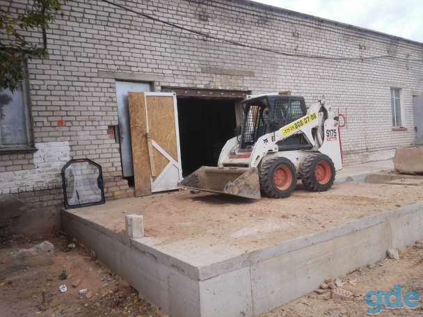 Услуги минипогрузчика BobCat S175, фотография 1