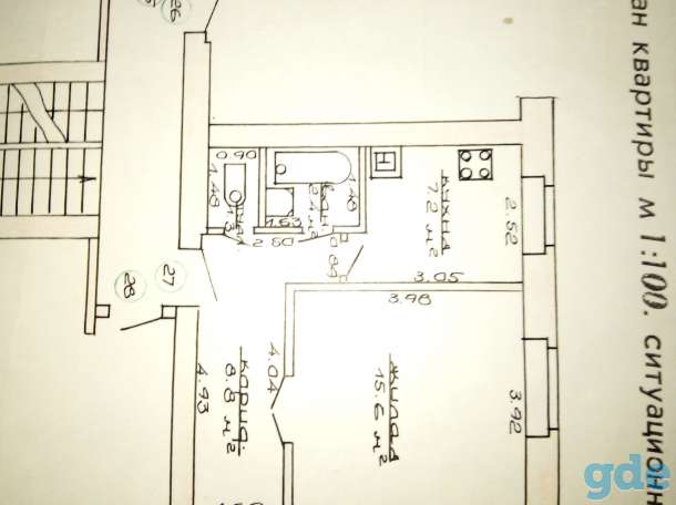 Продам 2ух комнатную квартиру, Г. ИВАЦЕВИЧИ, УЛ. ЧЕРТКОВА, фотография 1