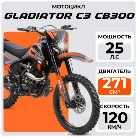 Мотоцикл GLADIATOR C3 CB300, фотография 1