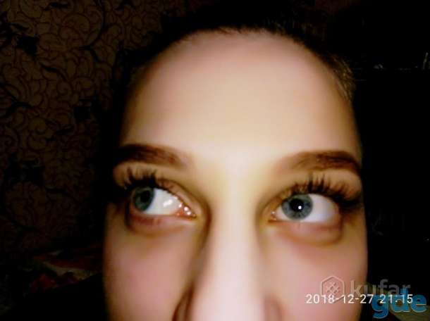 Наращивание ресниц, фотография 1