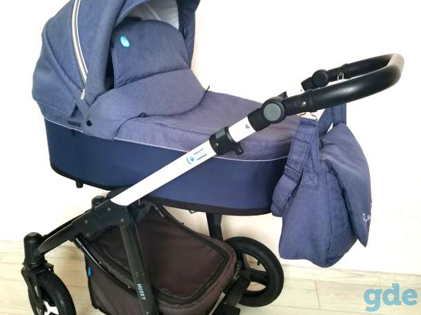 Детская коляска Baby Design Husky 2в1 плюс зимний конверт, фотография 1