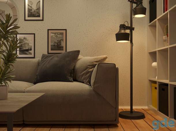 3D визуализация интерьера по вашему чертежу.  Работаю в 3Ds Max и corona render.  Цена 9 руб. кв/м. Две картинки входят, фотография 14