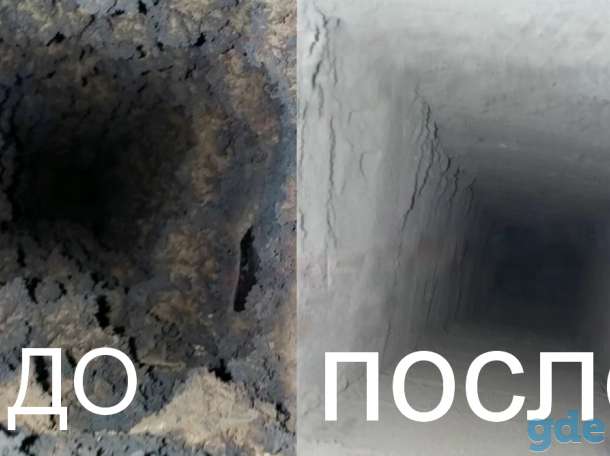 Чистка дымохода печей каминов, фотография 2