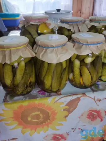 Огурцы соленые, маринованные, вяленые помидоры, и сливы и другая домашняя  консервация, фотография 4