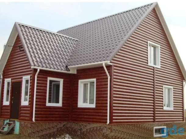 Обшивка сайдингом, фасадными панелями, блок хаус, и тд., фотография 1