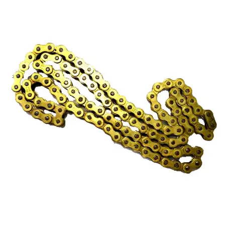Цепь для квадроцикла 110-12cc 420h (104/52 звенья) sfc золотистая, фотография 1