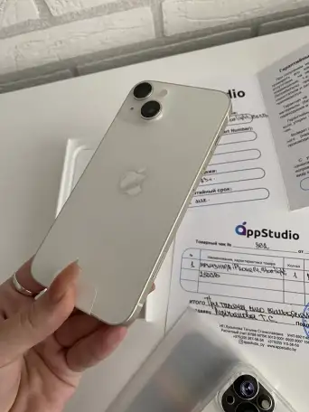 IPhone 14, Starlight, 256GB звездный, фотография 2