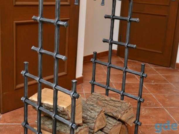 Кованые дровницы, фотография 5