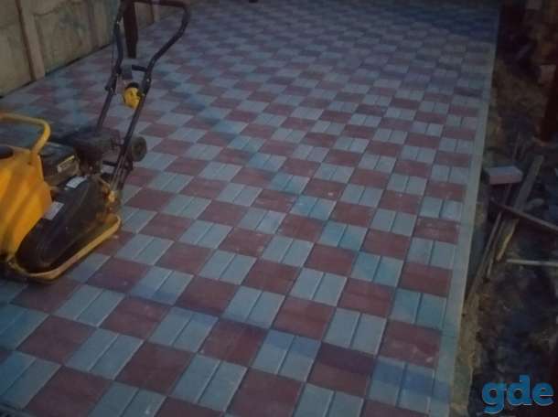 Укладка тротуарной плитки, фотография 5