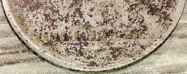1 рубль 1998 ММД Несоосность, коррозия, трещина, непрочекан, фотография 7
